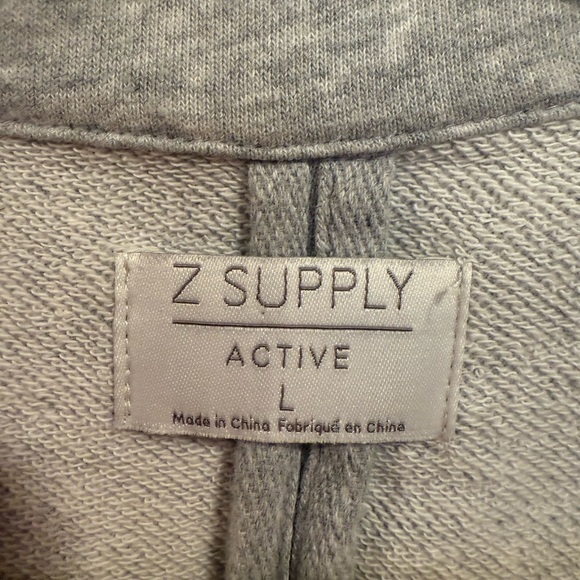 Z Supply Gray Jacket/Blazer - Picture 3 of 3